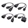 Cable de Alimentación de Alta Potencia C20 a C19 Cable de Conexión para Chasis de Servidor PDU Cable de Extensión de Tres Conductores de Cobre Puro