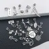 Amazon Pulsera DIY de Dibujos Animados Pulsera Colgante de Corazón de Plata Antigua Estrella de Cinco Puntas Colgante Retro Accesorios Transfronterizos Joyería