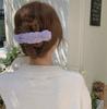 Pinza de pelo tipo pico de pato con cuentas francesas clip de pelo de placa completa de alto sentido elegante clip de tiburón pinza de pelo pinza de pelo de otoño e invierno al por mayor