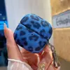 Estampado de Leopardo Transfronterizo Adecuado para Funda de Auriculares Huawei Clip2, Nueva Funda Dura de PC de Imitación de Cuero PU, Estilo de Negocios, Anticaídas