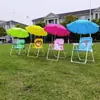Silla Plegable para Exteriores para Niños con Sombrilla Más Vendida de Amazon, Silla de Camping Portátil, Taburete Pequeño, Taburete Plegable, Silla con Sombrilla