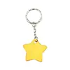 Suministro de placa de identificación para perro de aleación de aluminio de color sólido estrella de cinco puntas etiqueta para mascota colgante fabricantes fuente de placa de identificación para perro de metal Ningbo