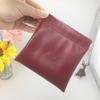 Nova bolsa de couro sintético para óculos, com fechamento automático e portátil, bolsa para armazenamento de ferro de ondulação com cabo de dados e logotipo para impressão