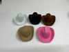Fornecimento de chapéu de cowboy especial pequeno chapéu de brinquedo pequeno chapéu acessórios para cabelo chapéu cartão de cabelo chapéu mini chapéu