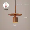 Candelabro de madera de nogal estilo vintage, creativo y único, adecuado para restaurantes, hoteles y barras, estilo industrial retro, nueva luminaria comercial, arte en hierro