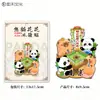 Fábrica Wen Chuang Ciudad Hogar Madera Metal Pegatina para Refrigerador de Nanjing en stock Venta al por mayor Punto Turístico Emblemático Souvenirs Especiales