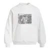 Moletom com Capuz Redondo Estampa de Figura Abstrata Borrada Solto Masculino Primavera e Outono Streetwear Tendência Casual com Bolso