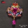 Broche Estilo Japonés para Mujer, Único y Lujoso, Pin de Alta Gama, Elegante Broche para Cuello de Traje de Suéter, Pin Fijador para Cuello en V
