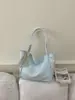 Bufanda de Seda de Moda Bolso Grande para Mujer Nuevo Bolso Tote Retro Simple Gran Capacidad para Viajar Bolso de Hombro Único Debajo del Brazo Moderno