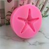 Mini molde de silicona con forma de estrella de mar y viento, para hacer tú mismo, con pegamento para arcilla, hecho a mano, para hornear chocolate, fondant, pastel, molde de huevo