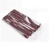 Canudos de Café, Palitos de Plástico Descartáveis para Café, Palitos de Mexer com Três Furos, Sucos Embalados Individualmente, Canudos para Bebidas Quentes, Grau Alimentício