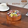 Plato redondo de madera maciza para frutos secos, para el hogar, sala de estar, mesa de centro, nueces, dulces, bocadillos, plato para frutos secos, almacenamiento para mesa de centro de sala de estar, frutos secos