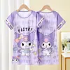 Pijama Nuevo Estilo para Niñas 2026, Camisón Delgado de Manga Corta de Verano para Niños, Ropa de Casa para Niñas de Primavera y Verano, Adecuado para Usar Afuera