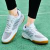 Zapatos de Bádminton Nuevos de Primavera y Verano para Hombres y Mujeres, Zapatos de Tenis de Verano de Malla Única Estilo Pareja de Caña Baja, Zapatos de Tenis de Mesa