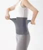 Suporte Térmico para Cintura com Bolsos, Cinto de Cintura com Bolso Duplo, Quente e Aquecedor, Proteção para Barriga e Estômago, Suporte de Cintura Pós-Parto Unisex à Prova de Frio