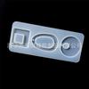 6 Tipos de Colgantes para Pendientes Listos para Usar Molde de Silicona para Manualidades Pegamento de Cristal Hecho a Mano Creativo Joyería Multiespecificación Silicona