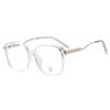 M3096 armação de óculos TR90 nova e moderna, armação quadrada, anti-luz azul, lente plana, óculos de miopia personalizados da moda
