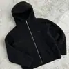 Traje de Sudadera Deportiva con Capucha de Terciopelo de Cordero Negro Otoño e Invierno 2025 Cálido Y2K Venta al por Mayor Transfronteriza Ins