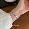 Pulsera Serie Hombre de Jengibre Estilo Q para Mujer, Moda Retro, Pulsera Única de Nicho para el Día a Día, Joyería Hip-Hop de Moda