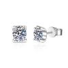 Pendientes de Plata de Ley S925 Xindeyi para Mujer, Tachuelas de Cabeza de Toro, Elegantes y Sencillos, Moissanita para Boda, Venta al por Mayor desde el Fabricante