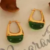 Lele Jewelry Novo Acessório Transfronteiriço Retro Nicho Forma de U Brincos Femininos Moda Geométrico Francês Elegante Presilhas de Orelha de Alta Qualidade