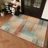 Felpudo de Entrada para Uso Doméstico, Felpudo de Bucle de Seda Estilo Americano para Vestíbulo, Antideslizante, Personalizable, Raspa la Suciedad, Fácil de Limpiar, Suministro Directo del Fabricante