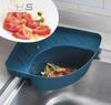 Cesta de drenaje para restos de sopa de cocina Lohass, cesta de filtro multifunción, rejilla de filtro de residuos de cocina triangular para fregadero