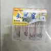 Juego de 4 Anzuelos Explosivos de Tiburón Blanco Grandes, Anzuelos Explosivos Anti-enredo para Carpa y Carpa Cabeza de Toro, Anzuelos Iseni, Anzuelos Explosivos de Resorte Grandes