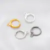 Fechos de Orelha Redondos, Argolas de Orelha Banhadas a Cobre, Pingentes de Orelha, Ganchos de Orelha, Acessórios para Orelha, Ganchos de Orelha, Acessórios Feitos à Mão, Materiais para Brincos DIY