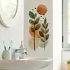 Serie de Colores Morandi Brup Pegatinas de Pared de Hojas Estilo Minimalista Nórdico Decoración de Pared para Sala de Estar en Casa Pegatinas Zn5419Q