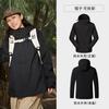 Chaqueta de trabajo con logotipo personalizado, impermeable, desmontable, tres en uno, para otoño.