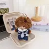 Conjunto de ropa para muñeca Labubu vintage de barbería, compatible con muñecas Labubu de 1ª, 2ª y 3ª generación, incluye un chal y una chaqueta de repuesto