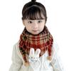 25 Otoño/Invierno Estilo Nuevo Coreano Bufanda Infantil Bebé Algodón Doble Capa Triángulo Bufanda Lindo Dibujo Animado Niños y Niñas Bufanda Triángulo