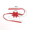 Bestseller internacional: Laço decorativo para caixa de presente, Enfeite de pendurar em EVA, Decoração de árvore de Natal, Laço de fita com glitter