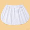 Suéter de Invierno Apilado con Artefacto Base Interior para Falda Blanca con Borde Blanco para Mujer Camisa Falsa Dobladillo Combinación Suéter Cortina de Trasero