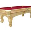 Mesa de billar esculpida estilo americano Zhuo, mesa de billar de alta gama para el hogar Zhuo, mesa de billar estándar