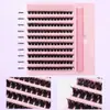 Fábrica de Pestañas Postizas Amazon Transfronterizo Tira de 10 Filas Tabla de Lavar Pegamento Caliente 40.60.80100P Extensiones de Pestañas