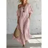Vestido de Verão Feminino Elegante Listrado Ombro a Ombro Amazon Europeu e Americano Transfronteiriço 2026 Em Estoque