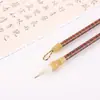 Youyun Jinhao Elegante Suporte para Canetas de Madeira Maciça com Borda Dourada Conjunto de Pincéis para Caligrafia para Clássicos de Mil Caracteres e Pintura Chinesa Venda por Atacado