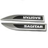 Baolai Sagitar Magotan Jetta Etiqueta Lateral de Metal Completo Pegatina Guardabarros Pegatina de Coche Pegatina Decorativa Logo del Coche Modificación Personalizada Personalización