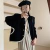 Suéter abrigo estilo Chanel para mujer otoño e invierno Nuevo estilo coreano holgado estilo occidental todo a juego cárdigan corto grueso de punto