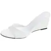 Sandálias de encaixe de cor sólida, únicas e simples, para mulheres, de verão, antiderrapantes, versáteis, emagrecedoras, moda casual, sandálias plataforma