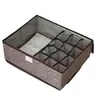 Caja de almacenamiento para ropa interior con tapa, tipo cajón, tres en uno, para dormitorios estudiantiles, calcetines y uso doméstico, con compartimentos para organización