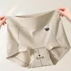 Pantalones Cortos de Seguridad de Algodón de Color Personalizados para Mujer de Cintura Alta Control de Abdomen 10A Antibacterianos Entrepierna Extendida Algodón Puro Clase A Calzones