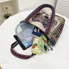 Comercio Exterior al por Mayor Nuevo Bolso Étnico de Elefante Matai para Mujer Bolso de Mano Simple para el Trabajo Bolso de Lona Bordado Bolso Pequeño Transfronterizo
