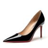 Tacones Altos Puntiagudos Estilo Cl Same para Mujer 2026 Modelo Nuevo Tacón Fino Boca Baja Sexy Versátiles Charol Nude Zapatos de Salón Elegantes