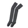 Calcetines bajos de color liso de lana peinada, cachemir, para la escuela secundaria, calcetines casuales diarios simples, calcetines de tres piezas elásticos para mujer