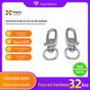 Chaveiro de Metal Acessórios para Ferragens de Mala Chaveiro Rotativo Fivela de Cachorro Acessórios para Mala Fivela Universal Fivela Lagosta Personalização