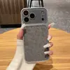 Funda de teléfono de lujo con estampado de leopardo y ventana grande, adecuada para Apple 17 Pro Max, iPhone 16, anticaída 15P, galvanizada 14 Pro