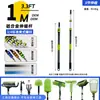 Pértiga telescópica de aleación de aluminio personalizada 1m-10m óxido negro más pintura de pértiga herramientas de jardinería pértiga de extensión Amazon